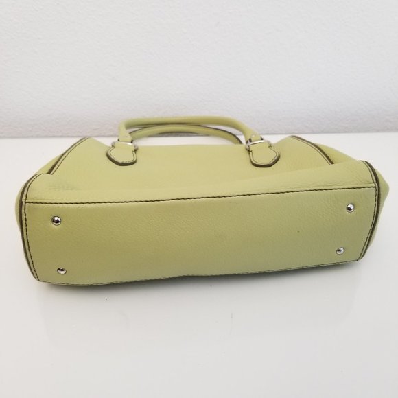 Vintage Cole Haan Village Leather Shoulder Handle Frame Y2K Small Mini Bag - Picture 10 of 13